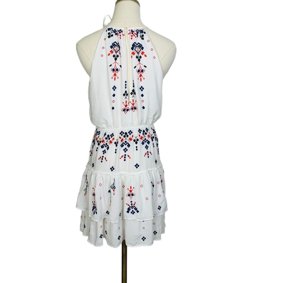 PARKER Quintana embroidered halter dress MEDIUM 3431 - Picture 6 of 11